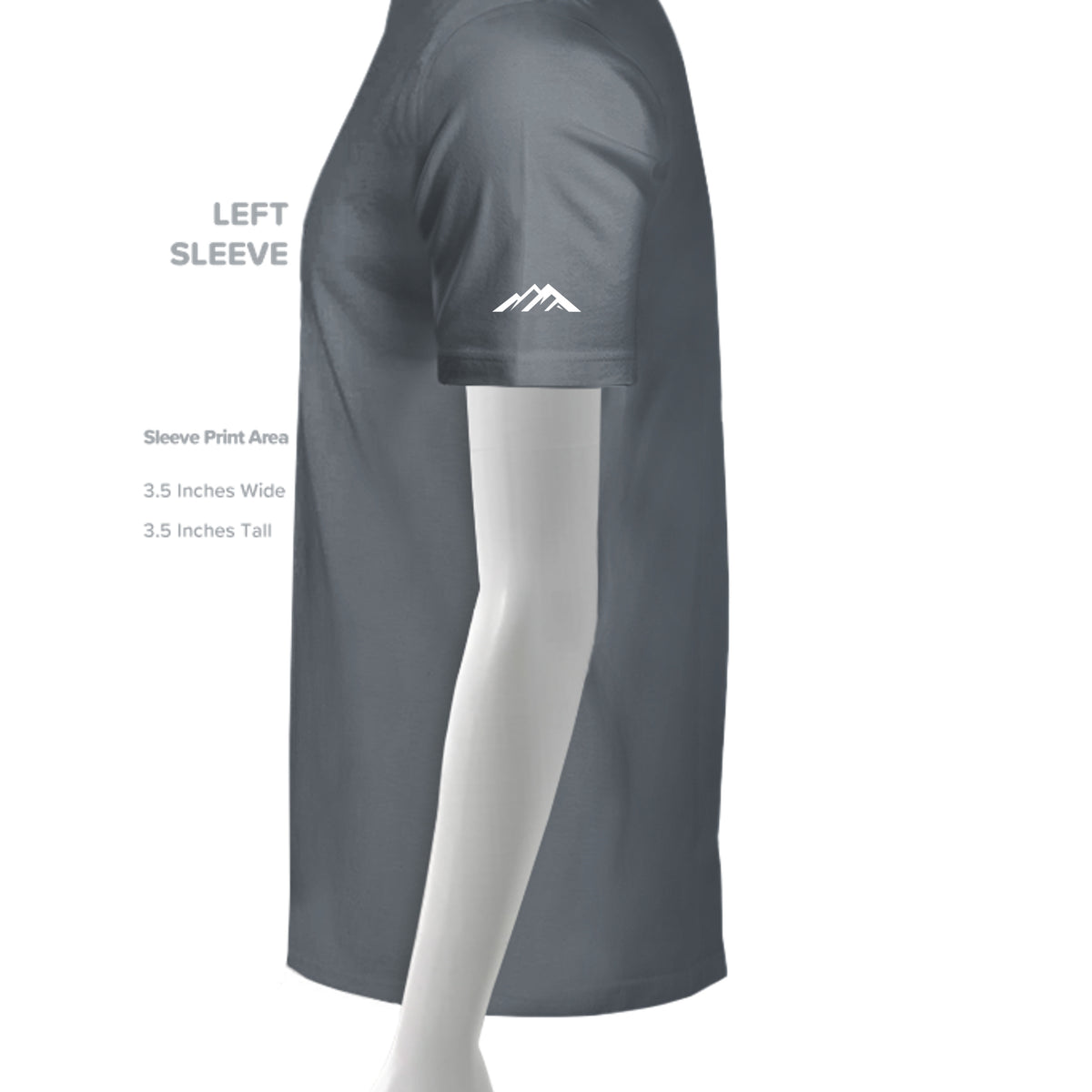 Solid Slate Triblend - 3413C - SLEEVE_LEFT